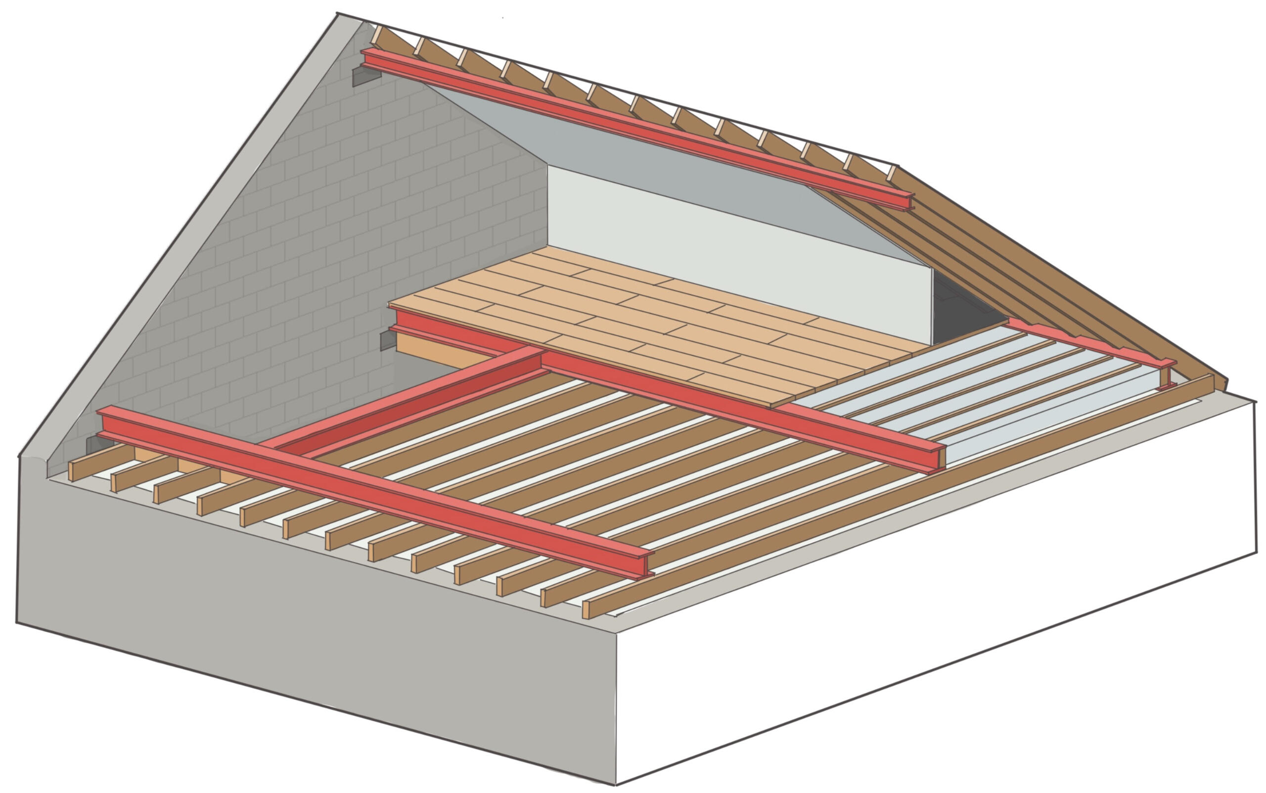 Loft conversion and new roof in Bath Structural design and calculation for loft conversion in Bath